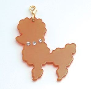 [33-150] Clover - Poodle Pendant