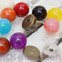 INAZUMA 16mm Plastic Ball Magnet Closure