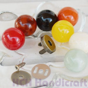 INAZUMA 18mm Plastic Ball Magnet Closure