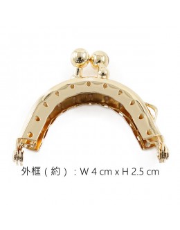 Hamanaka H207-015-1 Mini Purse Frame (Gold)
