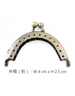 Hamanaka H207-015-4 Mini Purse Frame (Bronze)