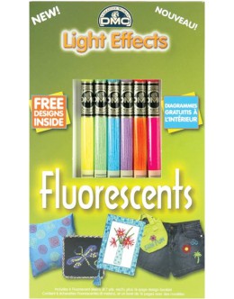 DMC Light Effects Fluorescent Collection Metallic Floss (Pack of 6)