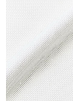 DMC 14 ct Iridescent Aida Fabric (white)