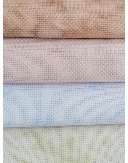 Iris 14 ct Printed Aida Fabric