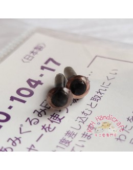Hamanaka H220-104-17 透明棕色水晶眼 (4.5mm)