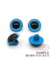 Hamanaka H430-308藍色手縫水晶眼