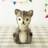 [73-967] Clover Felt Wool kit - Cute Cat