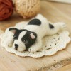 [H441-265] Hamanaka 羊毛氈材料包 - 法國鬥牛犬