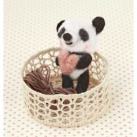 [H441-275] Hamanaka Felt Wool kit - Panda
