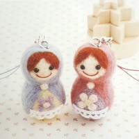 [H441-290] Hamanaka Felt Wool kit - Russian dolls