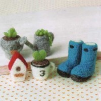 [H441-298] Hamanaka Felt Wool kit - Cute Little Things
