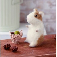 [H441-337] Hamanaka Felt Wool kit - Cute little Hamster