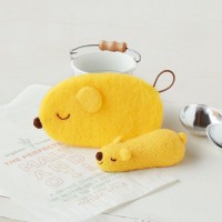 [H441-349] Hamanaka Felt Wool kit - Bear and Son Cleaner