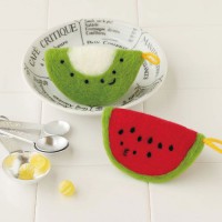 [H441-358] Hamanaka Felt Wool kit - Watermelon & Kiwi Cleaner