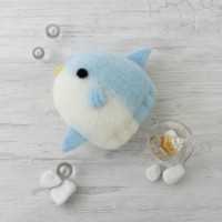 [H441-360] Hamanaka 羊毛氈材料包 - 清潔月魚