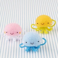 [H441-384] Hamanaka Felt Wool kit - Jellyfish Three Brothers