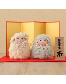 [H441-403] Hamanaka 羊毛氈材料包 - 春色新年羊