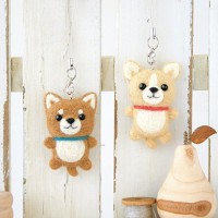 [H441-420] Hamanaka 羊毛氈材料包 - 柴犬 & 芝娃娃吊飾