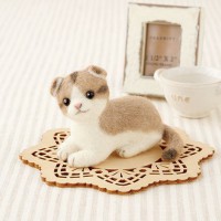 [H441-425] Hamanaka Felt Wool kit - Scottish Fold