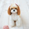 [H441-442] Hamanaka 羊毛氈材料包 - 仿真西施犬