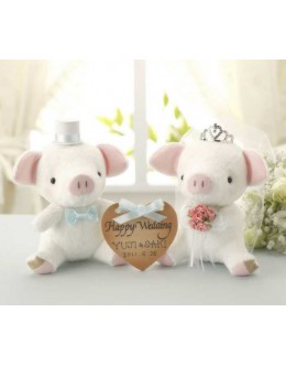 Panami PG-3 豬豬婚禮手縫材料包(坐著)