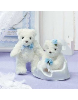Panami TW-2 婚禮白熊手縫材料包(粉藍)