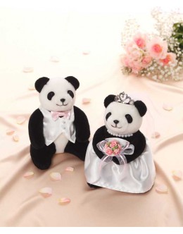 Panami WP-1 婚禮熊貓手縫材料包(粉紅)