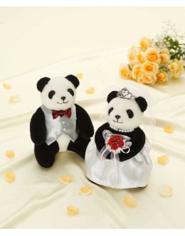 Panami WP-2 婚禮熊貓手縫材料包(粉紅)