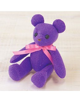Sun Felt LB-2 Purple Lame Bear Felt Craft kit