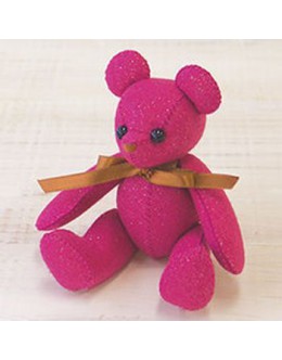 Sun Felt LB-5 Pink Lame Bear Felt Craft kit