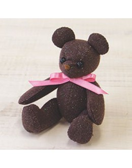 Sun Felt LB-9 Chocolate Lame Bear Felt Craft kit