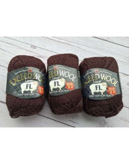 Hamanaka Exceed Wool FL #506 (啡)  - 3球